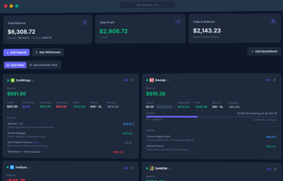 Bankroll Manager